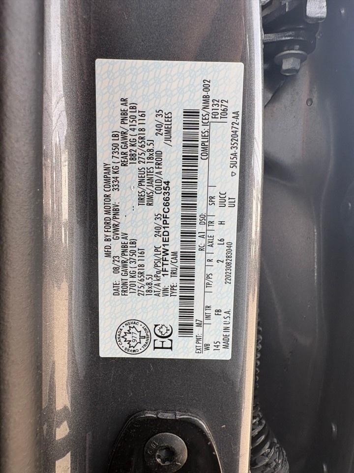 2023 Ford F-150 XLT 4WD SuperCrew 5.5' Box Photo