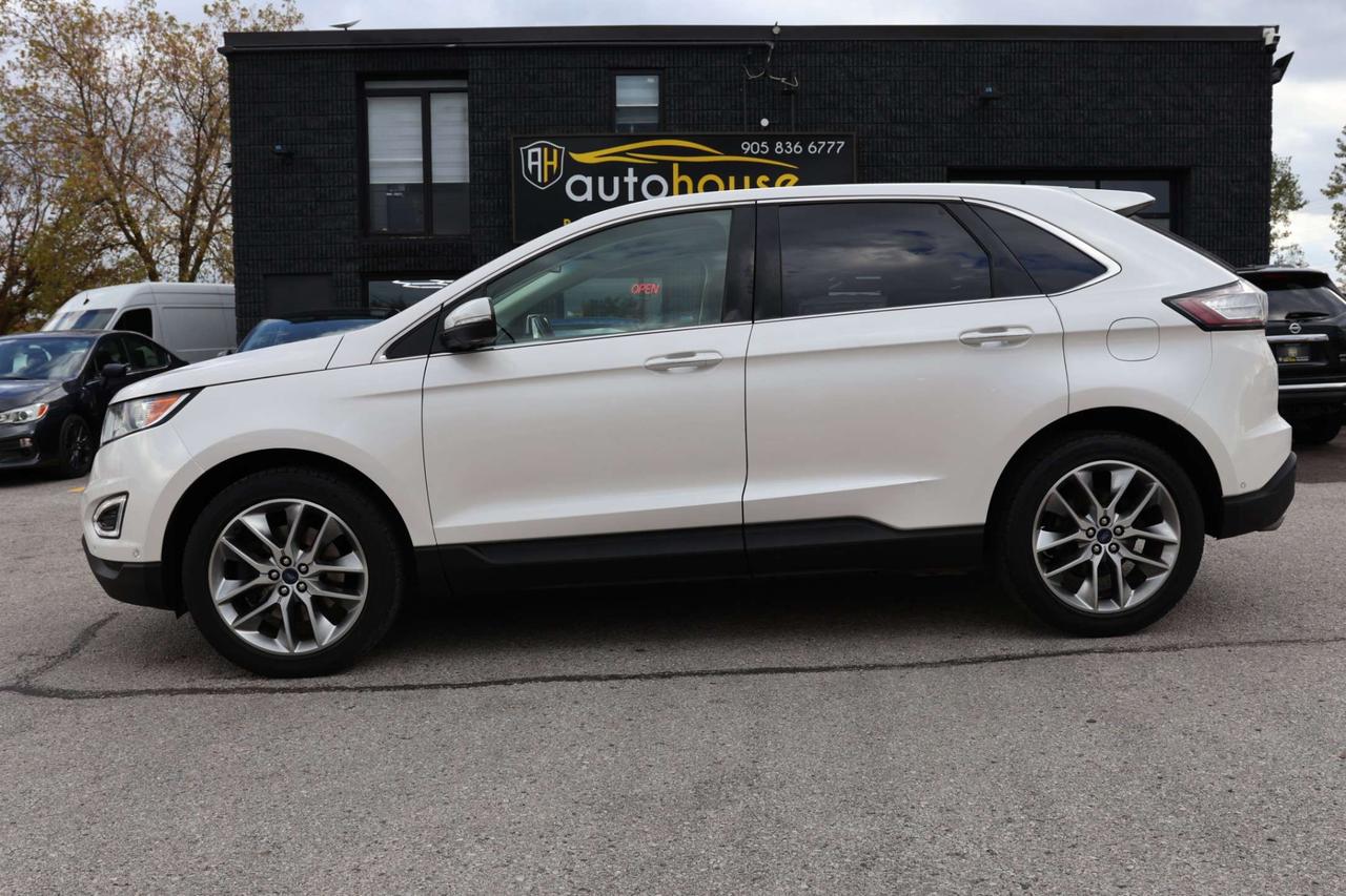 2017 Ford Edge TITANIUM-AWD-R STARTER/NAV/BCAM/BLIS/P SENSORS/LEATHER/MEM SEAT/H&C SEATS/KEYLESS/CARPLAY/PANOROOF Photo2