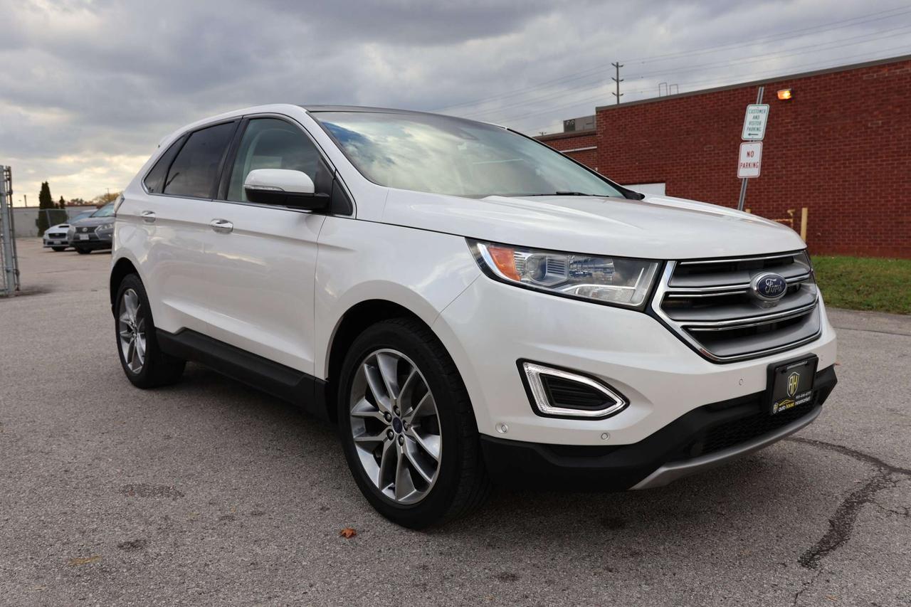 2017 Ford Edge TITANIUM-AWD-R STARTER/NAV/BCAM/BLIS/P SENSORS/LEATHER/MEM SEAT/H&C SEATS/KEYLESS/CARPLAY/PANOROOF Photo