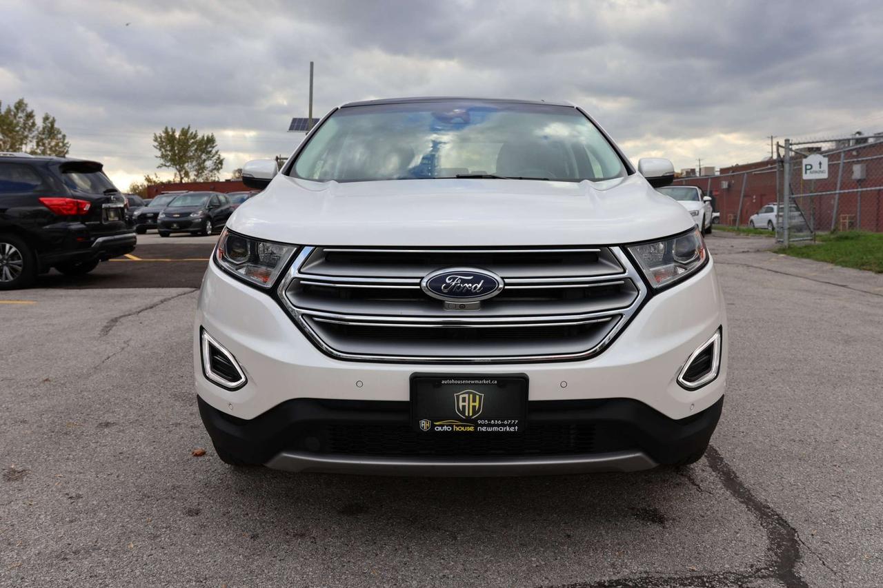 2017 Ford Edge TITANIUM-AWD-R STARTER/NAV/BCAM/BLIS/P SENSORS/LEATHER/MEM SEAT/H&C SEATS/KEYLESS/CARPLAY/PANOROOF Photo
