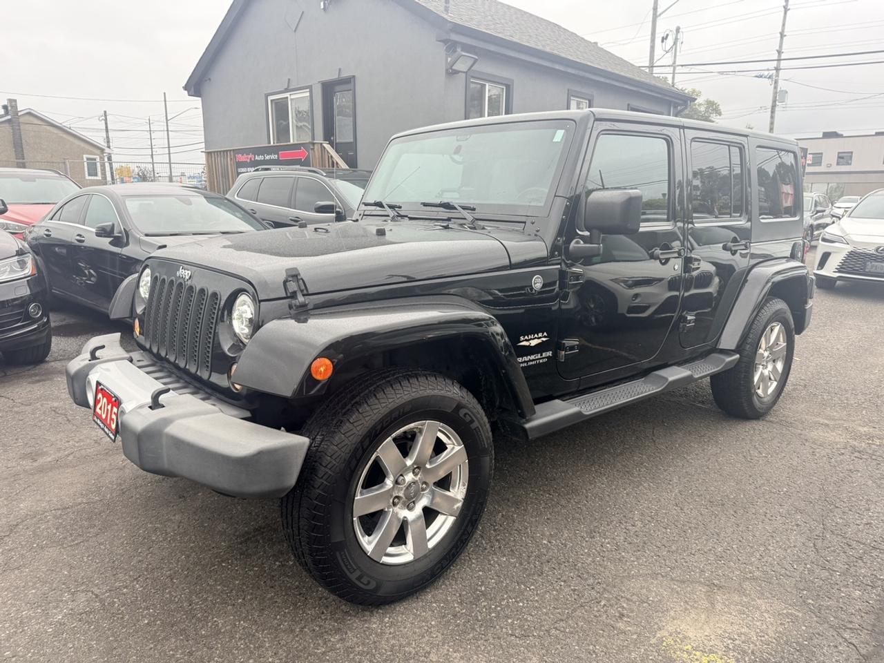 2015 Jeep WRANGLER UNLIMITED SAHARA 4X4 - AUTO - R.CAMERA - HARD TOP! Photo1