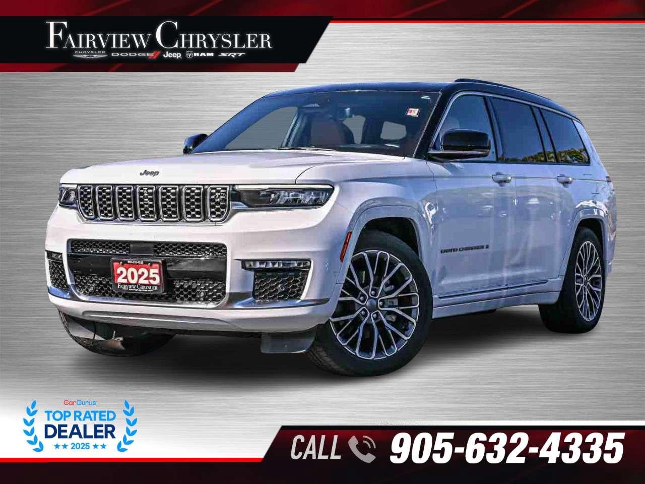 2025 Jeep Grand Cherokee Summit Reserve 4x4 RESERVE   PANO ROOF   LEATHER   HEADS UP DISPLAY   HANDS FREE DRIVE ASSIST   LUX GROUP Photo