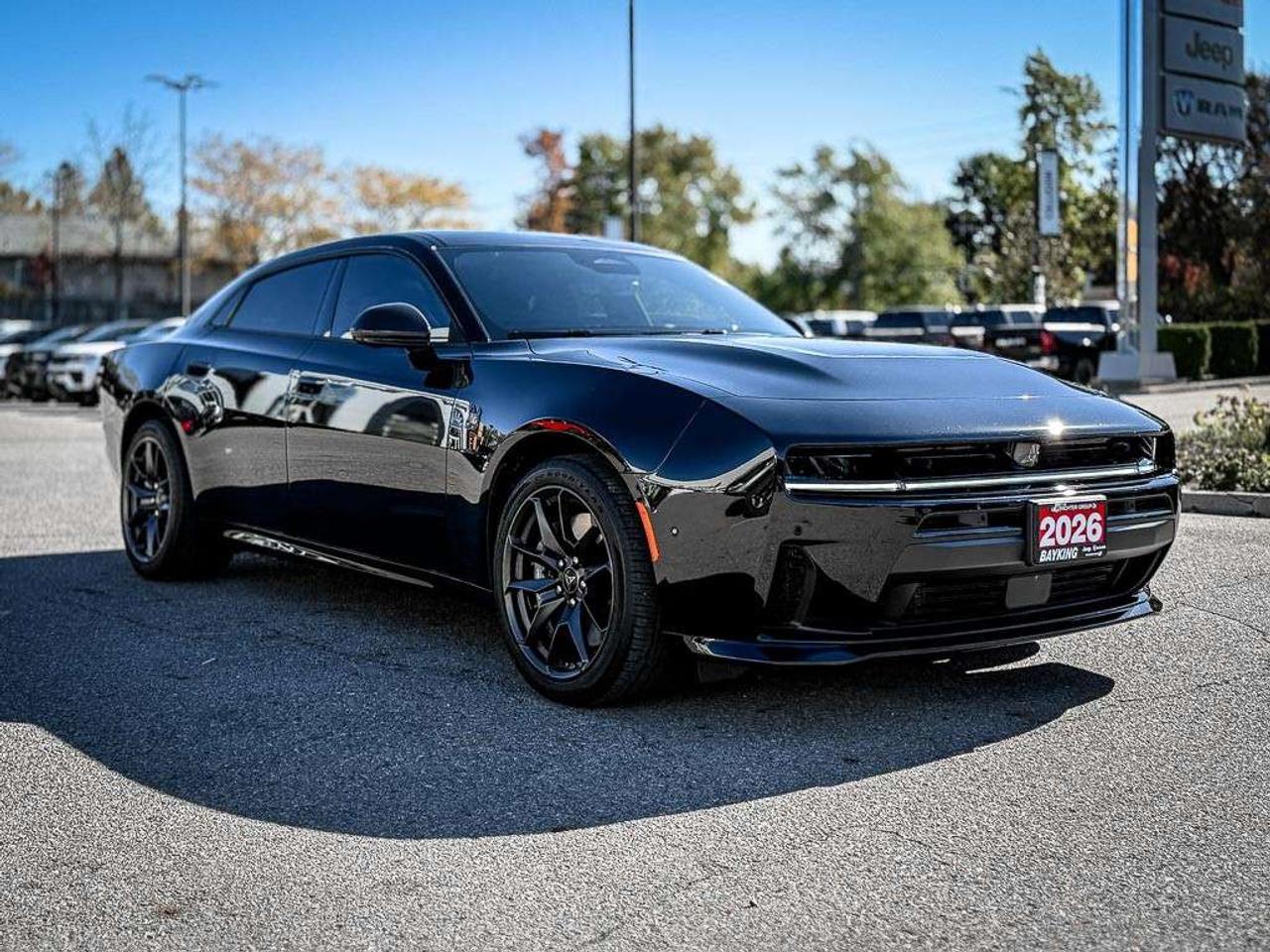 2026 Dodge Charger Scat Pack   4-DOOR   PLUS   BLACKTOP   CARBON & SUEDE   GLASS ROOF   HEATED/VENTILATED LEATHER   ALPINE AUDIO Photo