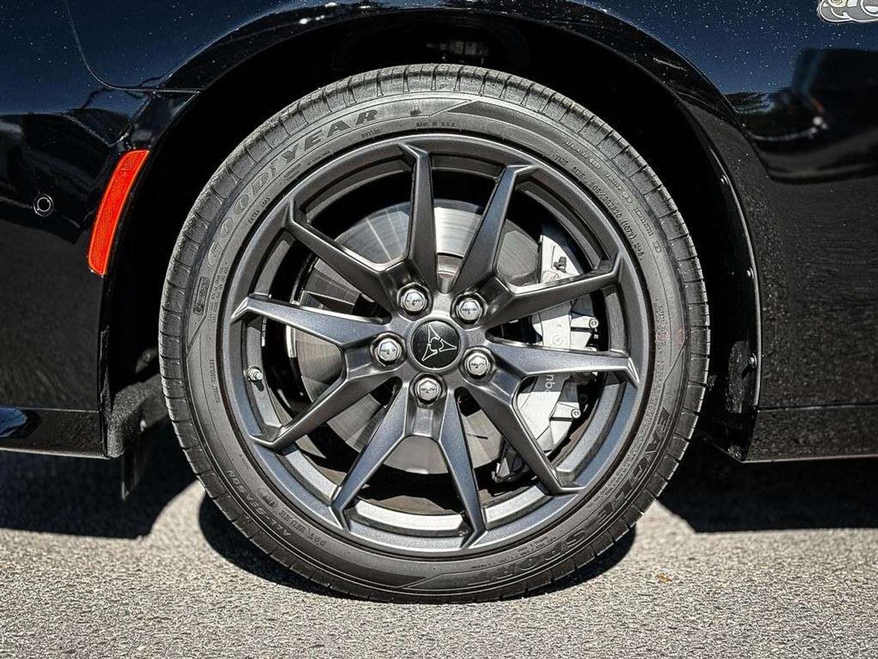 2026 Dodge Charger Scat Pack   4-DOOR   PLUS   BLACKTOP   CARBON & SUEDE   GLASS ROOF   HEATED/VENTILATED LEATHER   ALPINE AUDIO Photo