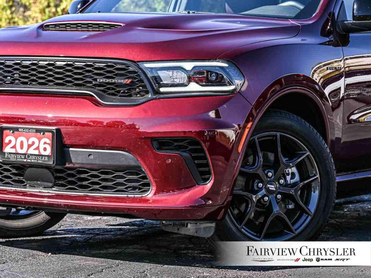2026 Dodge Durango GT HEMI V8 Premium AWD PREMIUM   BLACK TOP   SUNROOF   LEATHER   NAV   CARPLAY   BLIND SPOT DETECTION Photo