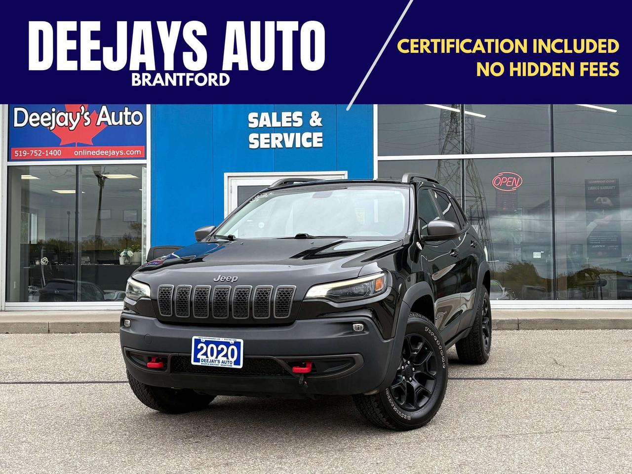 2020 Jeep Cherokee Trailhawk 4x4   Clean Carfax Photo
