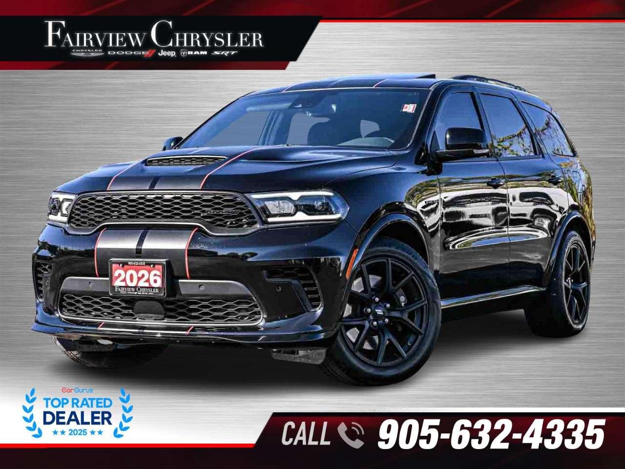 2026 Dodge Durango GT HEMI V8 Premium AWD TOW N GO   REDLINE PKG   SRT SEATS   SUNROOF   CARPLAY   ACTIVE EXHAUST   BLIND SPOT Photo