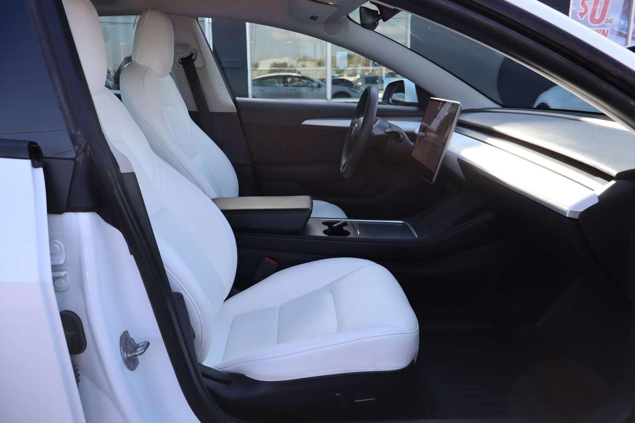 2021 Tesla Model 3 Standard Range Plus White Premium Interior No Accident Photo