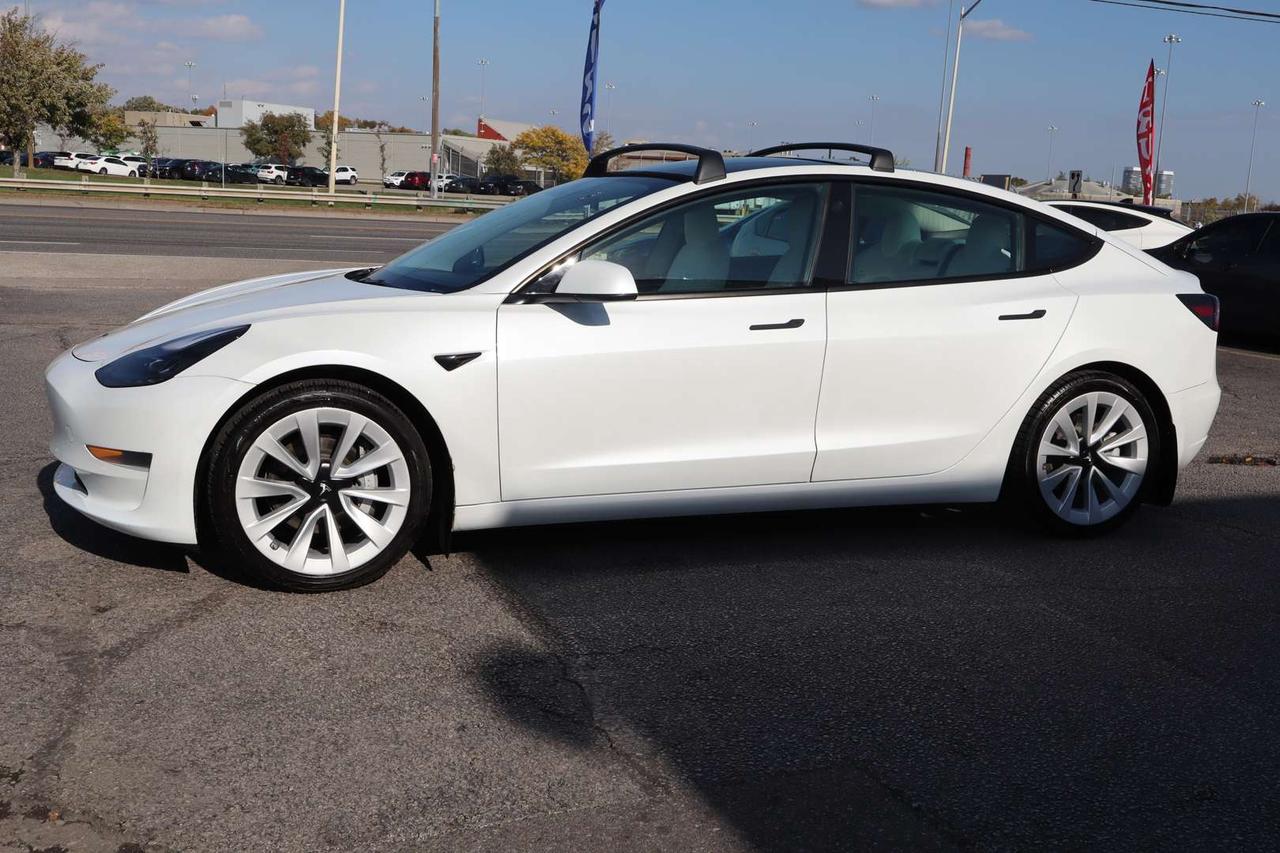 2021 Tesla Model 3 Standard Range Plus White Premium Interior No Accident Photo