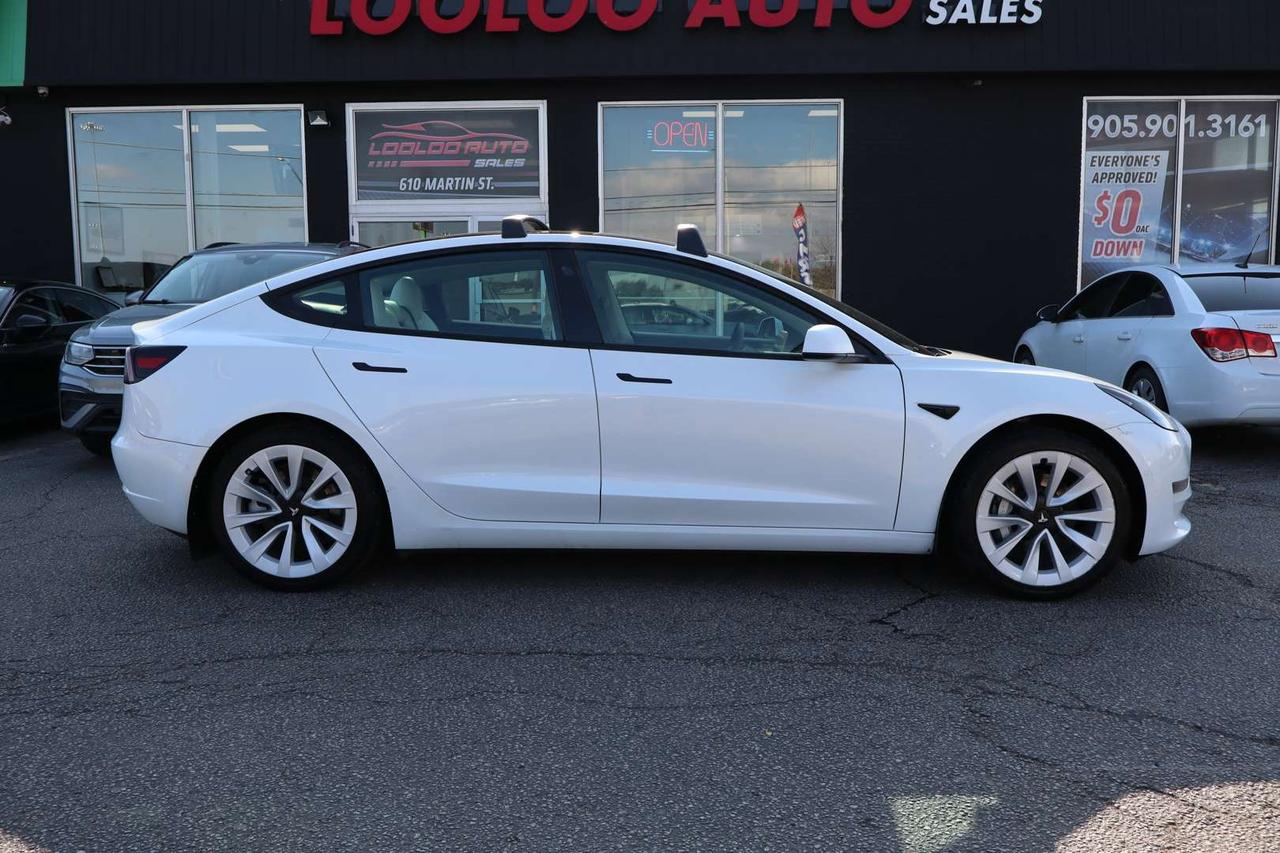 2021 Tesla Model 3 Standard Range Plus White Premium Interior No Accident Photo