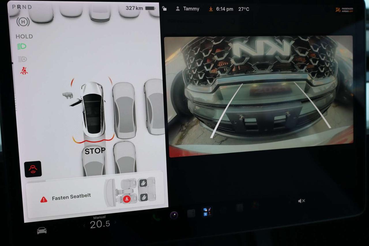 2021 Tesla Model 3 Standard Range Plus White Premium Interior No Accident Photo