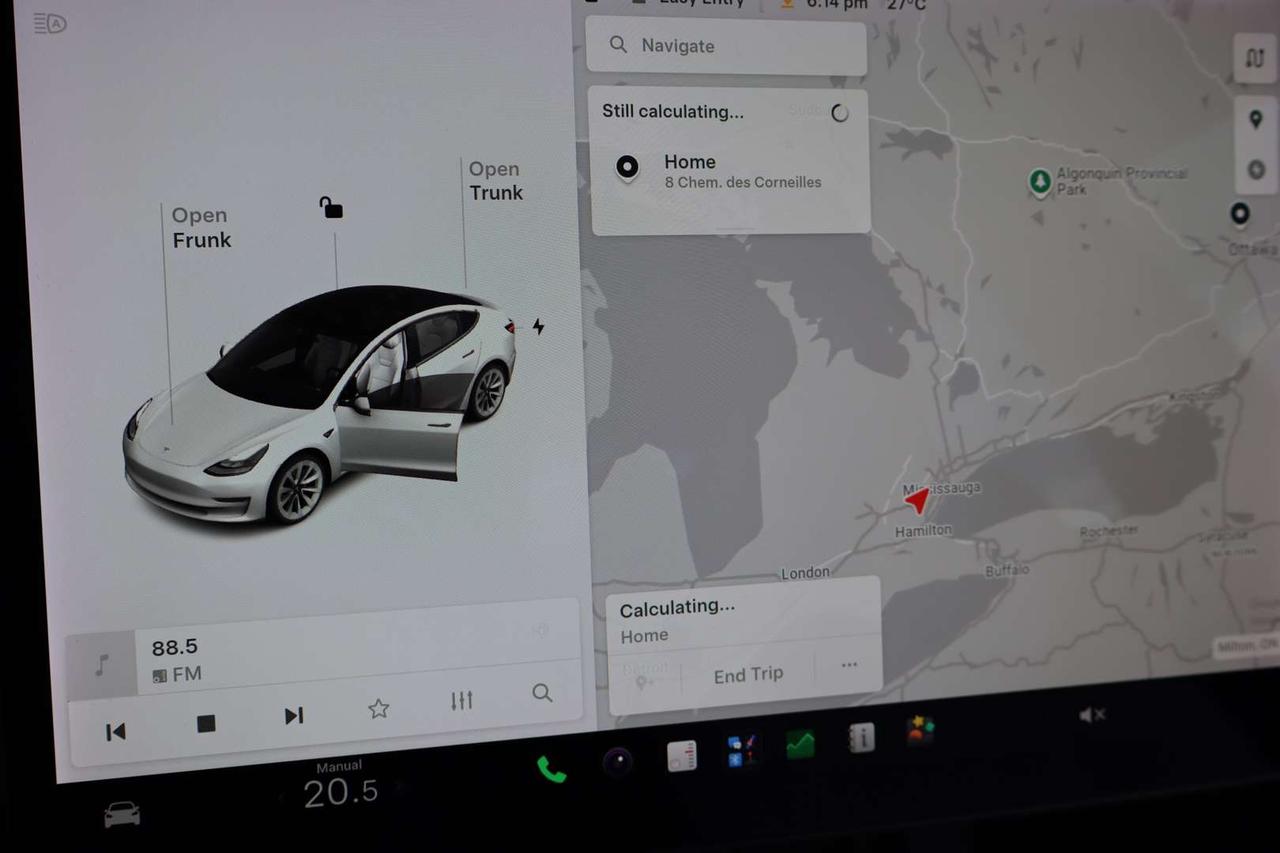 2021 Tesla Model 3 Standard Range Plus White Premium Interior No Accident Photo