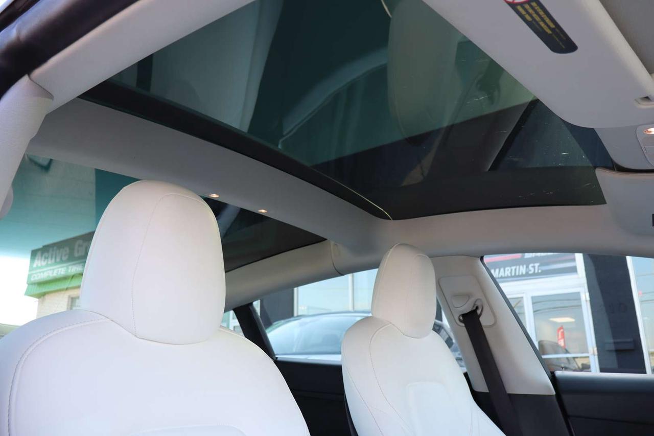 2021 Tesla Model 3 Standard Range Plus White Premium Interior No Accident Photo