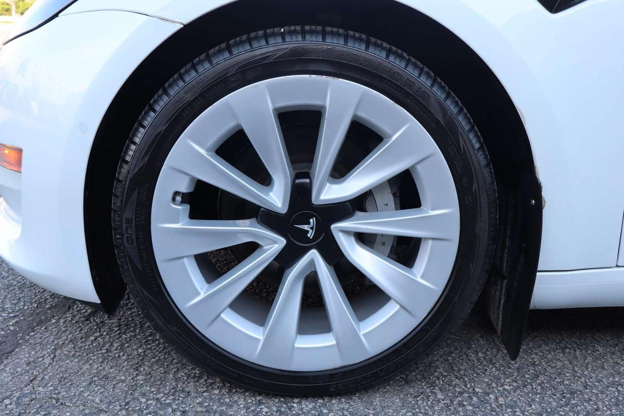 2021 Tesla Model 3 Standard Range Plus White Premium Interior No Accident Photo