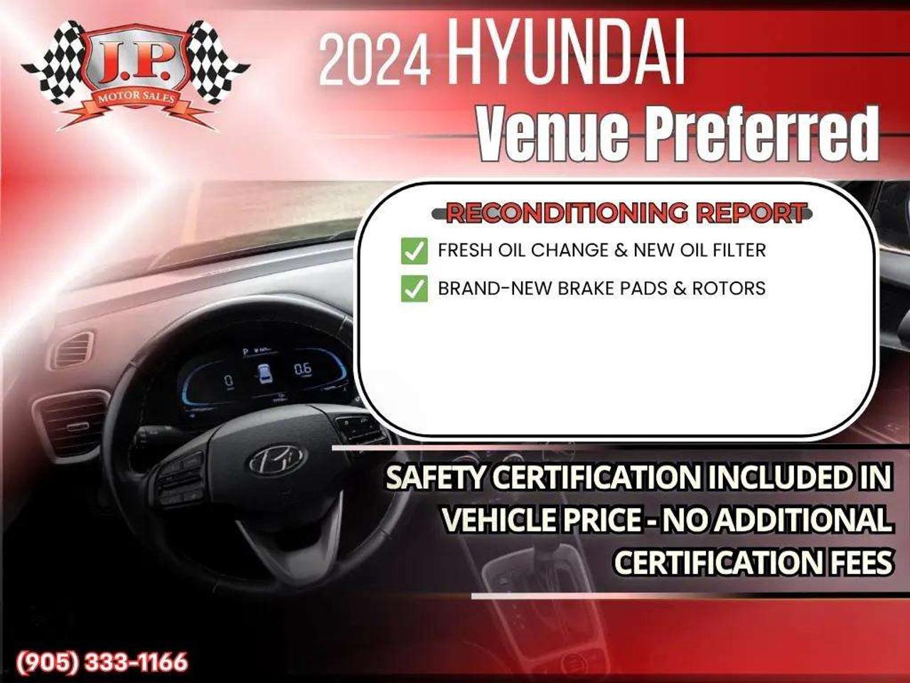 2024 Hyundai Venue Preferred Apple CarPlay & Android Auto • Remote Start System • Heated Front Seats • Lane Assist • Keyless Entry Photo