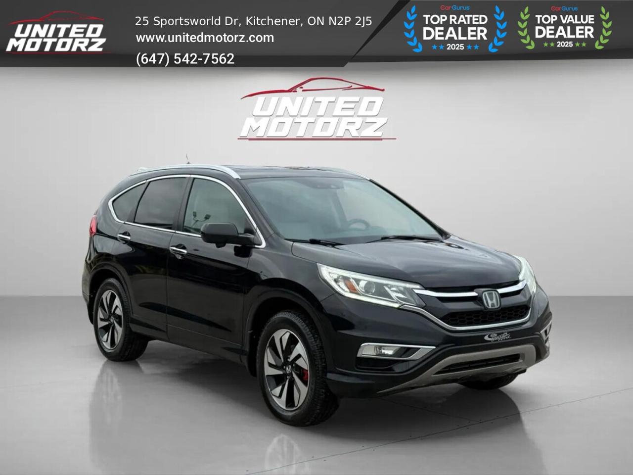 2016 Honda CR-V Touring AWD 2.4L~SAFETY CERTIFIED~ Photo3
