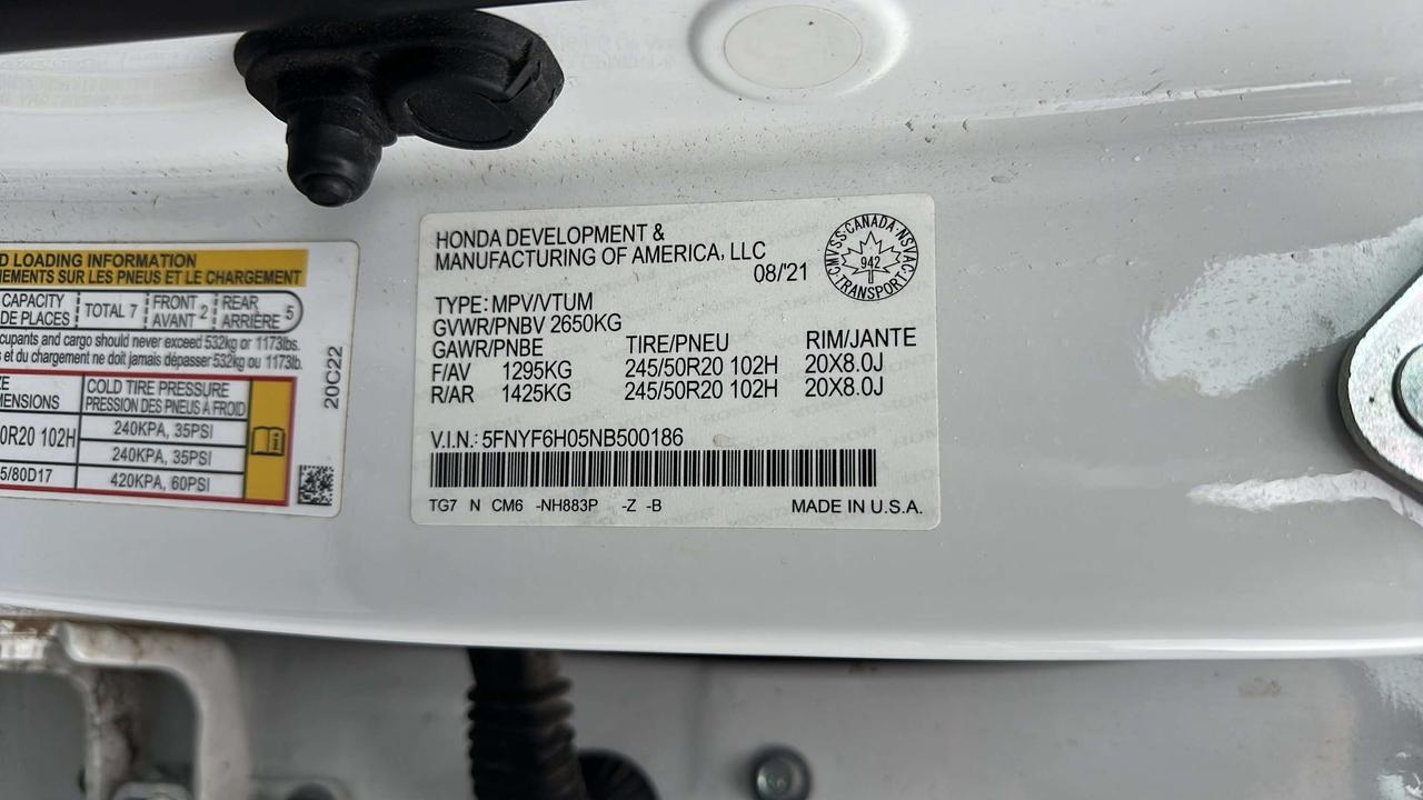 2022 Honda Pilot Black Edition Photo