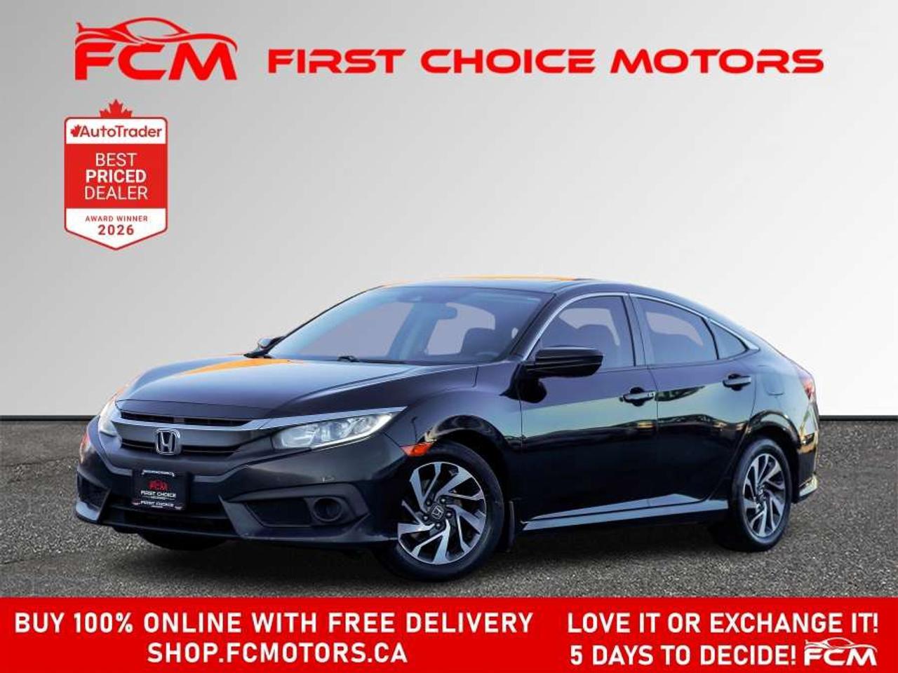 2018 Honda Civic EX   FULLY CERTIFIED WITH WARRANTY Photo0