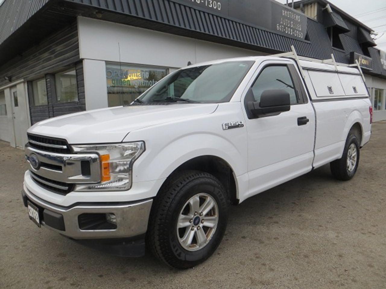 2019 Ford F-150 CERTIFIED, 8CYL, 5L ENGINE, 8 FT BOX & CAP, RACKS Photo1