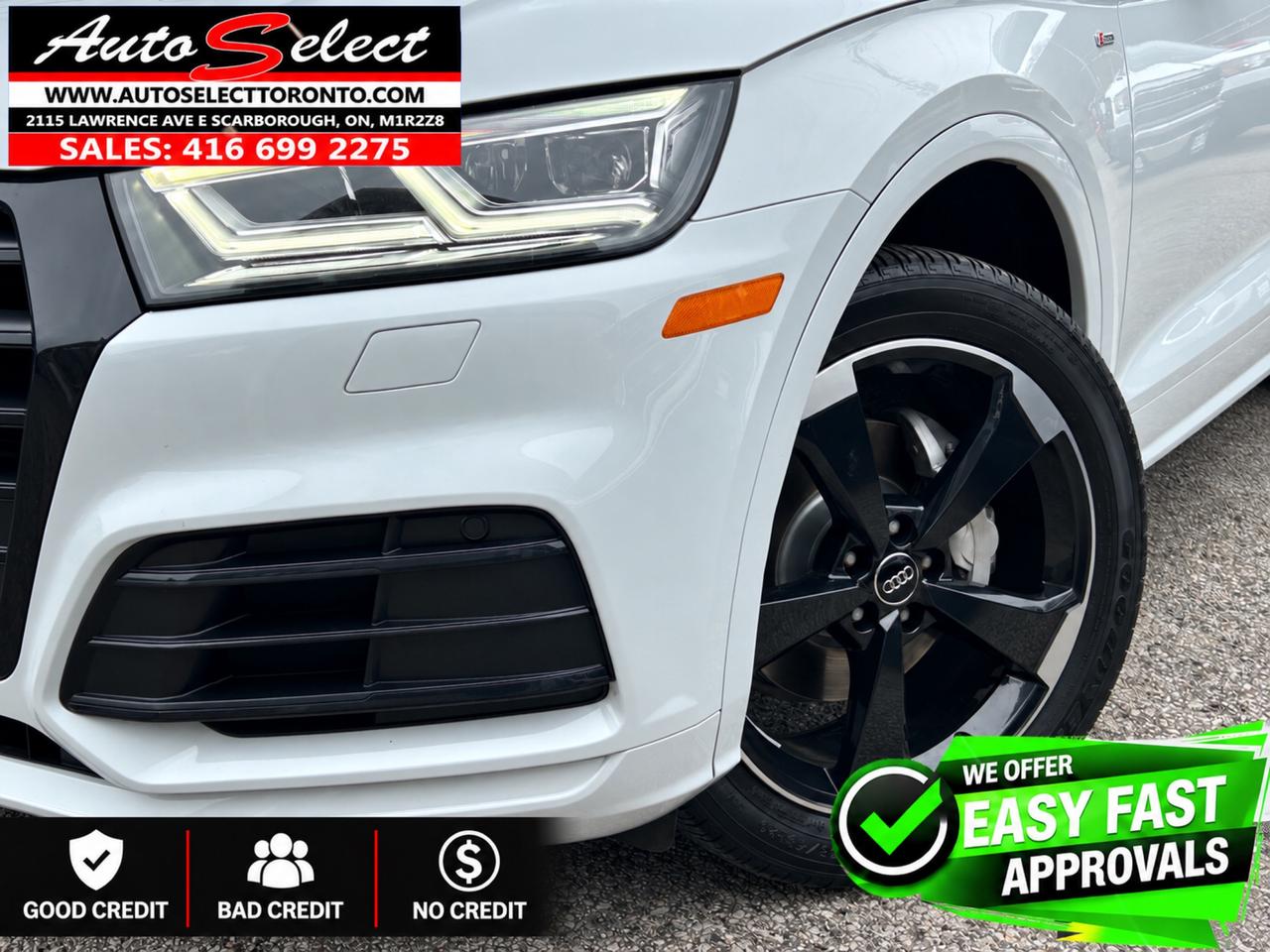 2019 Audi Q5 Progressiv **S-Line** Quattro - AWD - Apple Carplay -Tech Pkg Photo