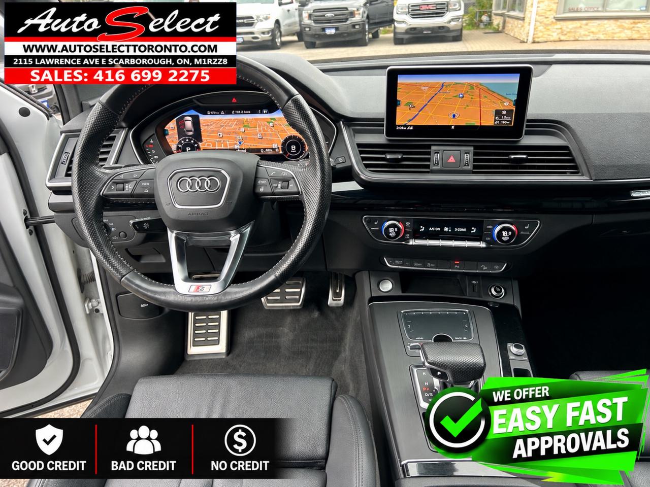 2019 Audi Q5 Progressiv **S-Line** Quattro - AWD - Apple Carplay -Tech Pkg Photo
