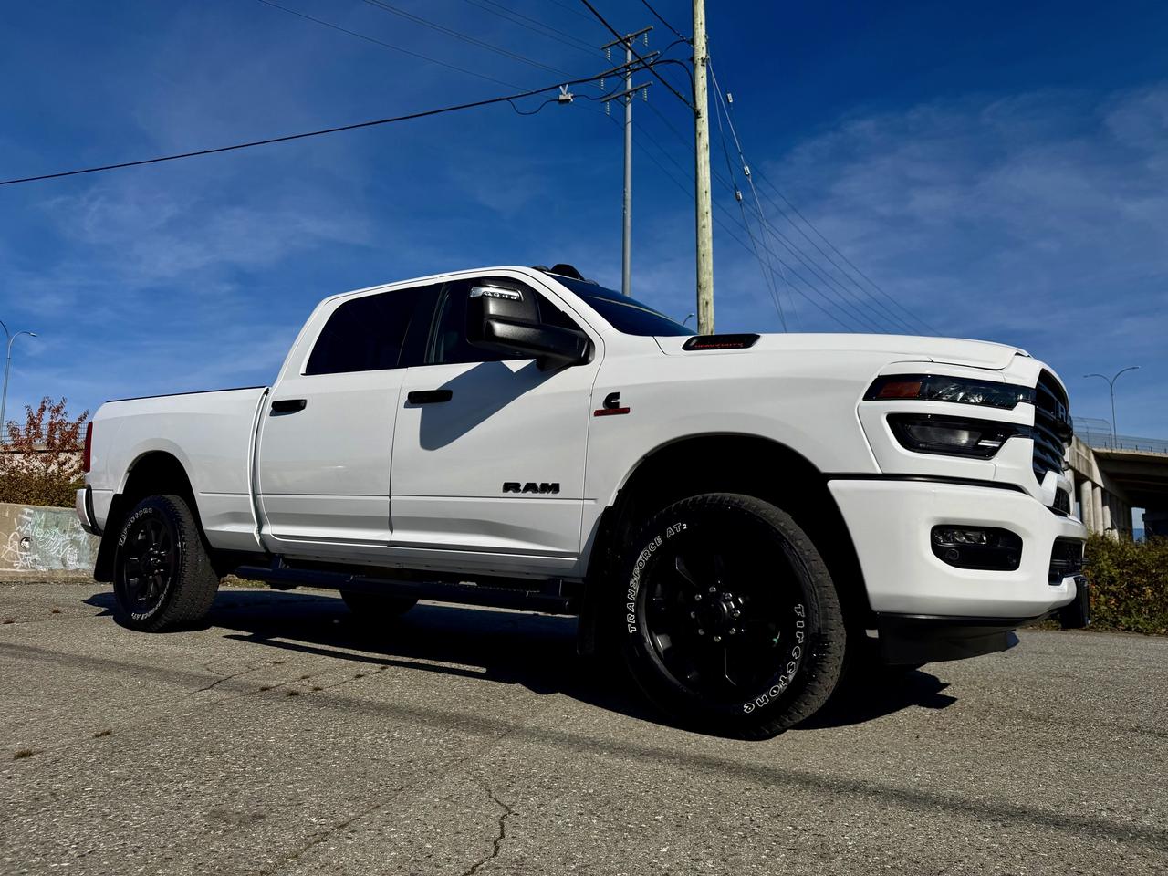 White 2026 RAM 2500 Pickup Truck Four-Wheel Drive Automatic