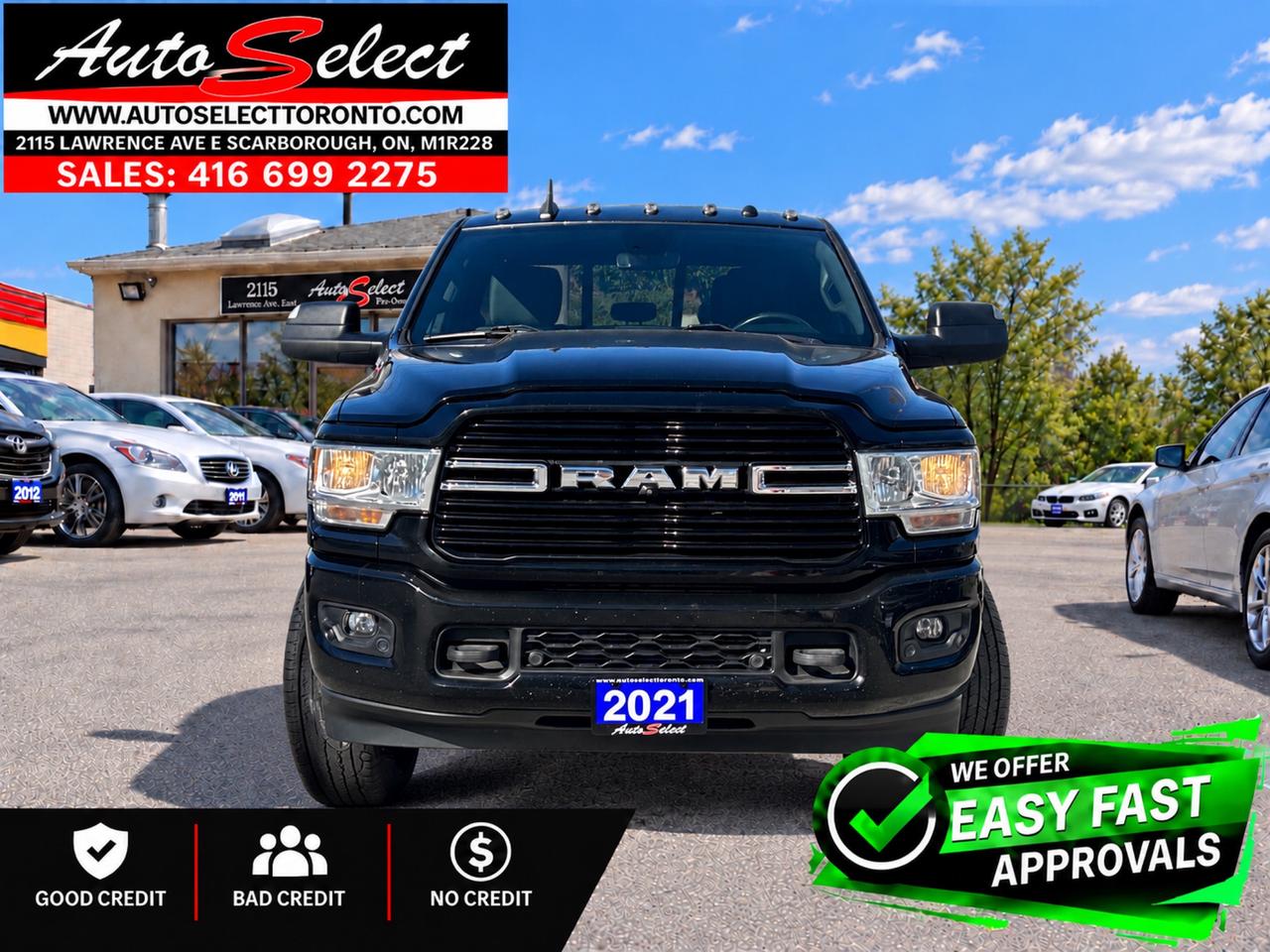 2021 RAM 2500 Big Horn 4x4 **Diesel** 6.7L 6 Cylinder - Clean Carfax Photo5
