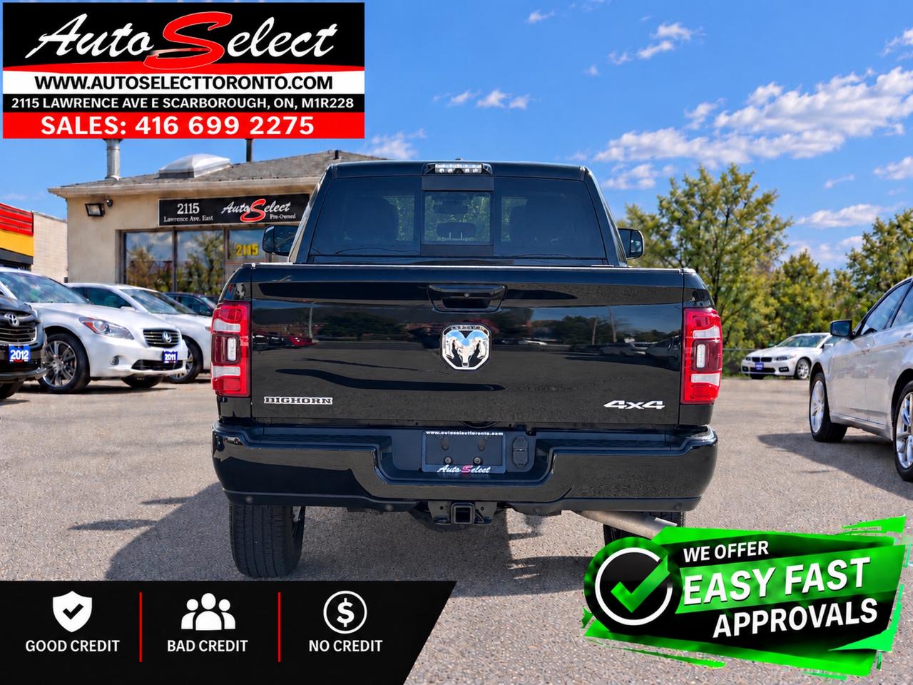2021 RAM 2500 Big Horn 4x4 **Diesel** 6.7L 6 Cylinder - Clean Carfax Photo