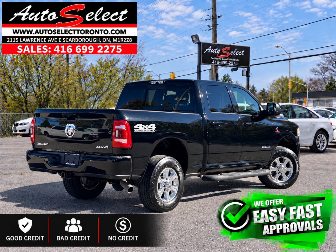 2021 RAM 2500 Big Horn 4x4 **Diesel** 6.7L 6 Cylinder - Clean Carfax Photo3