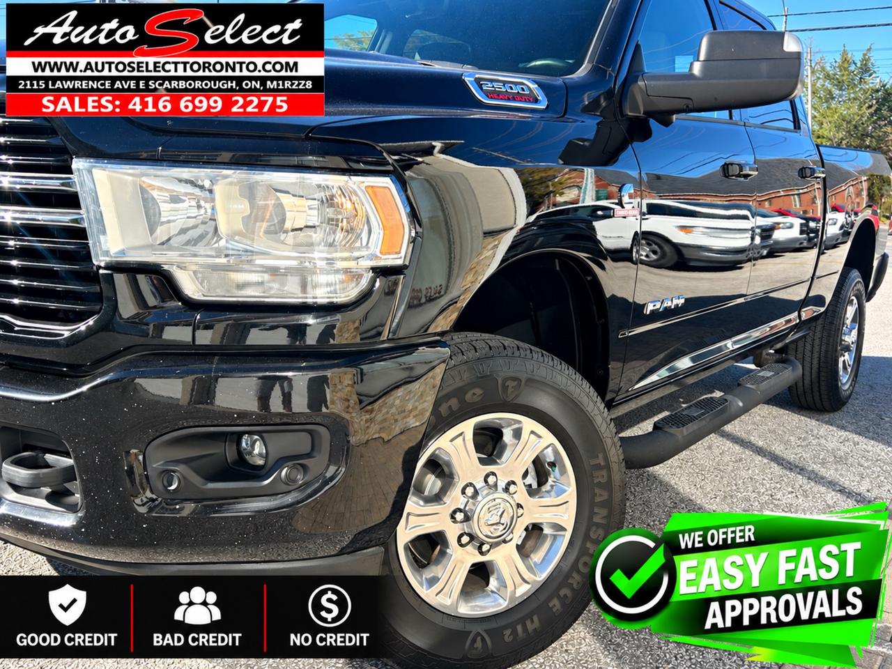 2021 RAM 2500 Big Horn 4x4 **Diesel** 6.7L 6 Cylinder - Clean Carfax Photo