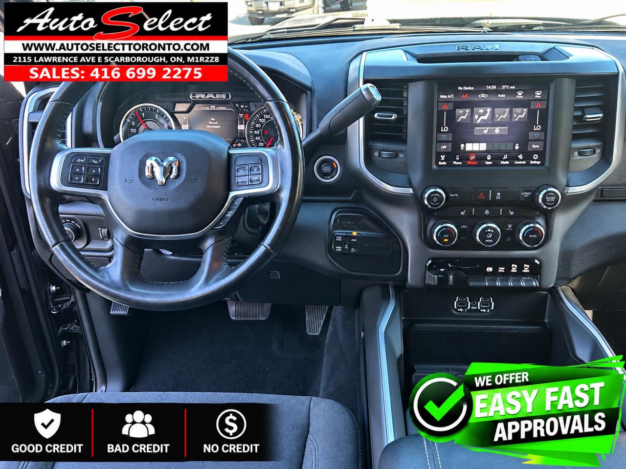 2021 RAM 2500 Big Horn 4x4 **Diesel** 6.7L 6 Cylinder - Clean Carfax Photo