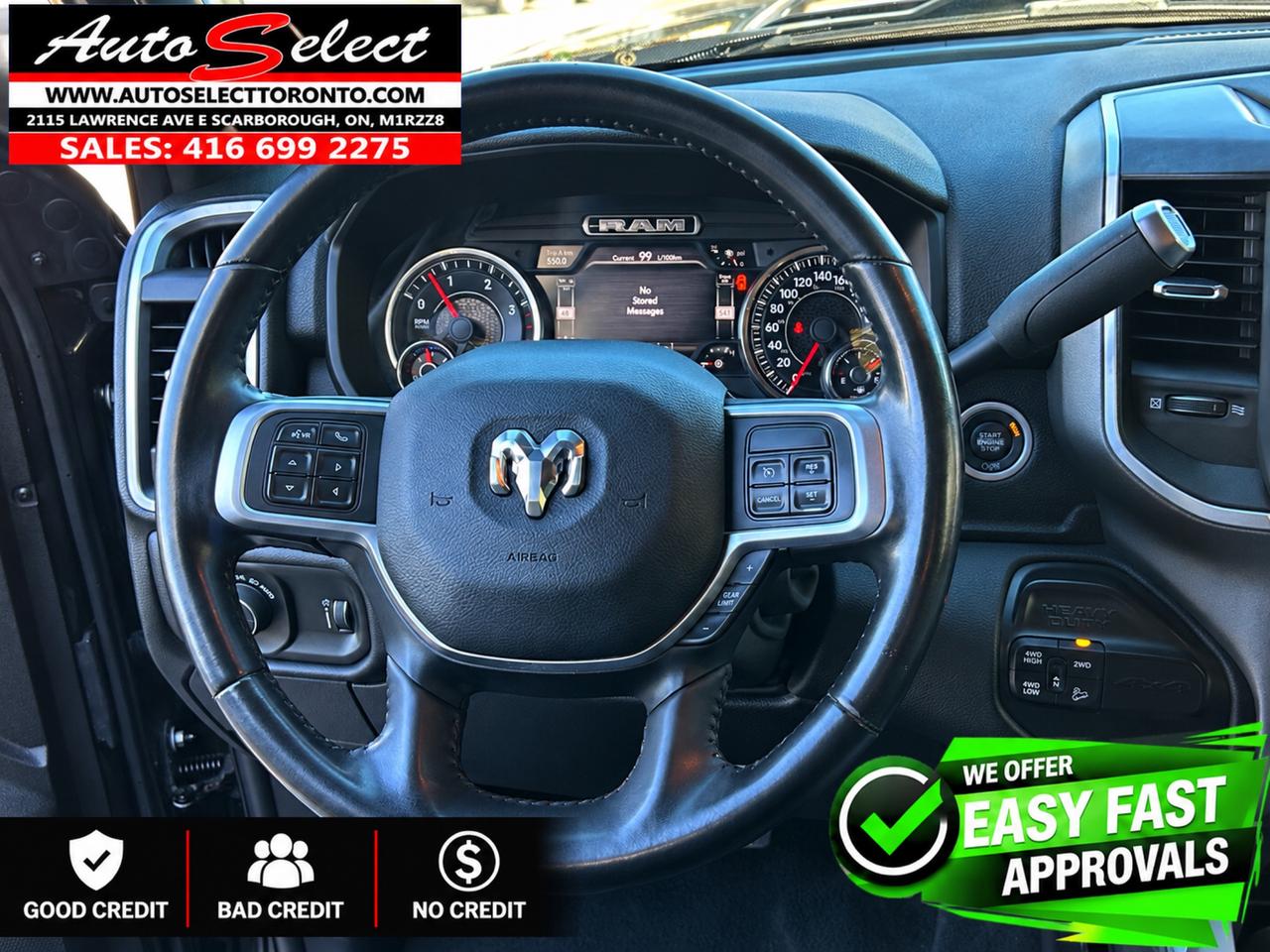2021 RAM 2500 Big Horn 4x4 **Diesel** 6.7L 6 Cylinder - Clean Carfax Photo