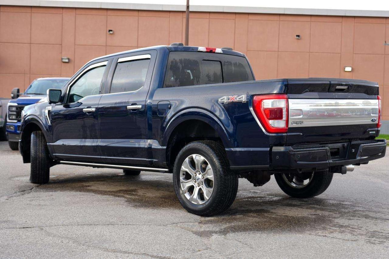 2022 Ford F-150 PLATINUM 4WD SUPERCREW 5.5' BOX LOW KM LEATHER PAN Photo4