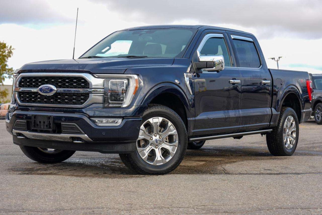 2022 Ford F-150 PLATINUM 4WD SUPERCREW 5.5' BOX LOW KM LEATHER PAN Photo5