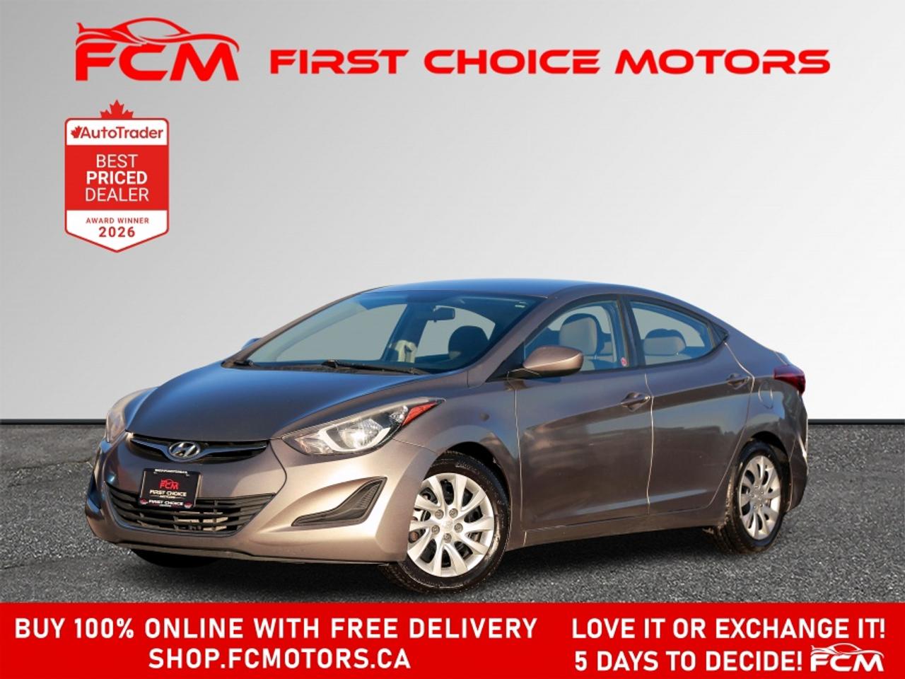 2014 Hyundai Elantra GL | FULLY CERTIFIED WITH WARRANTY Photo0