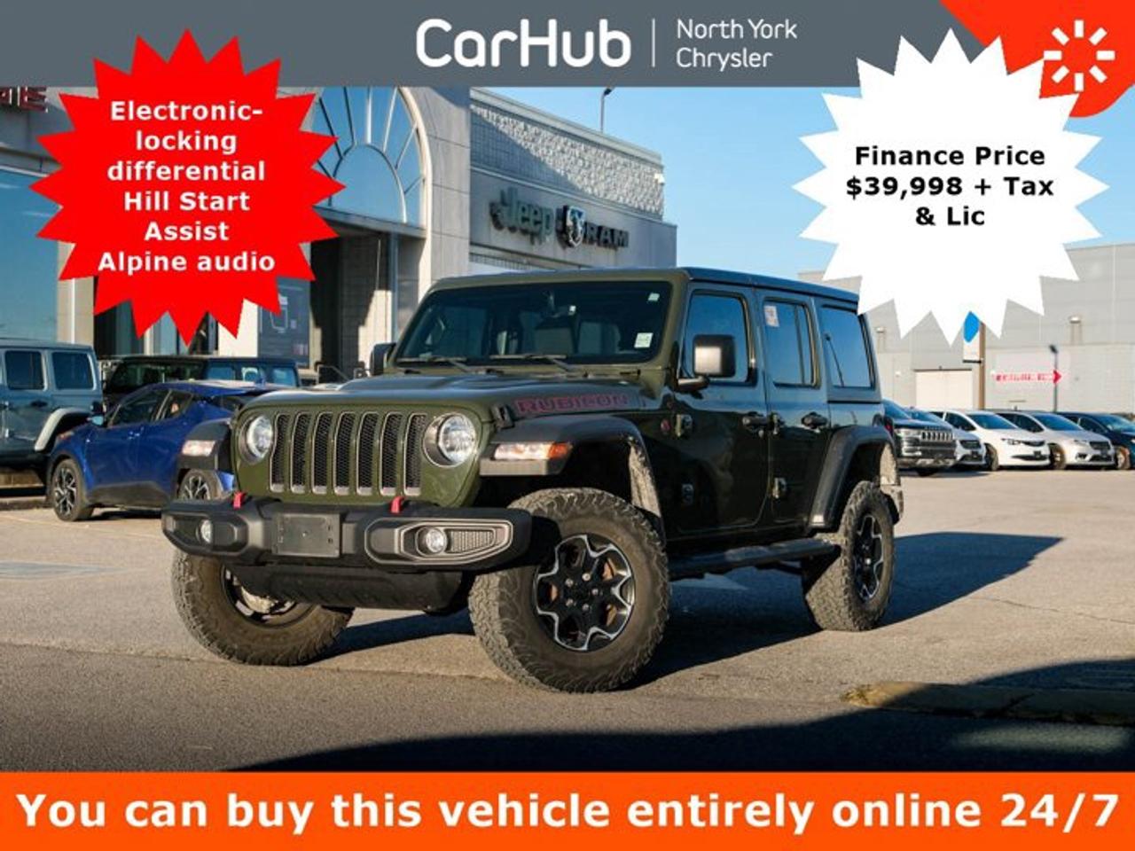 2023 Jeep Wrangler Rubicon Rubicon 2.0L Turbocharged I-4 | Cold Weather Group | Black Freedom Top Hardtop Photo0