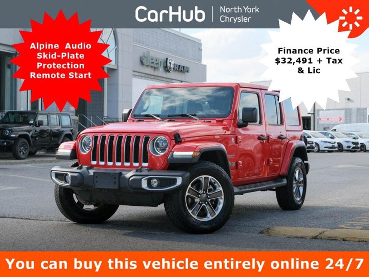 2023 Jeep Wrangler Sahara 3.6L Pentastar V6 | Cold Weather Group | LED Lighting Group | Body-Colour Freedom Top Photo0