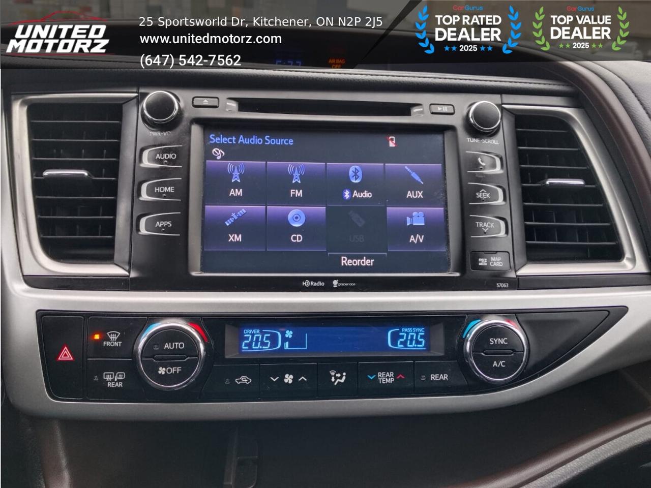 2015 Toyota Highlander XLE AWD 3.5L 6cyl~SAFETYT CERTIFIED~ Photo