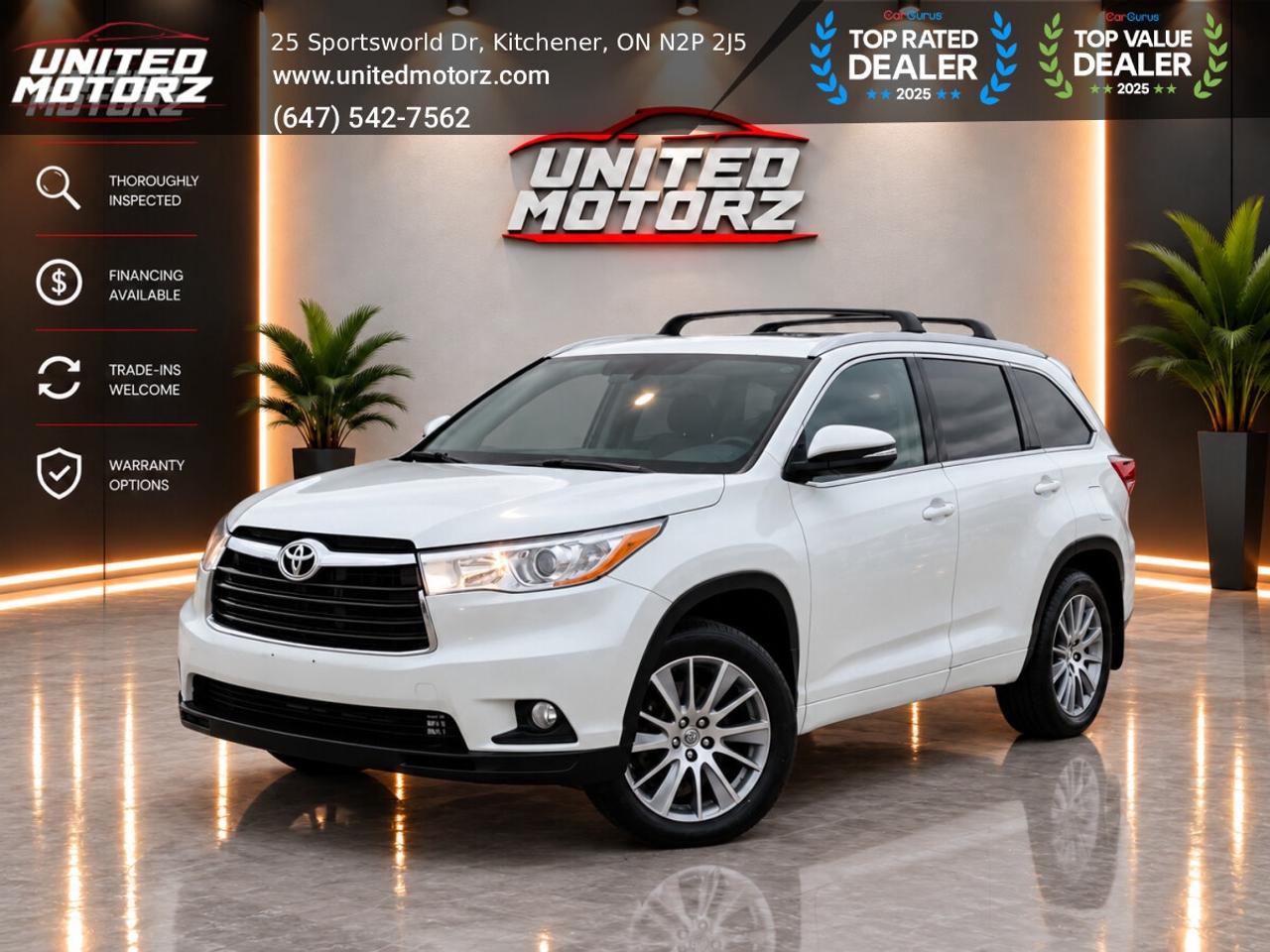 2015 Toyota Highlander XLE AWD 3.5L 6cyl~SAFETYT CERTIFIED~ Photo0