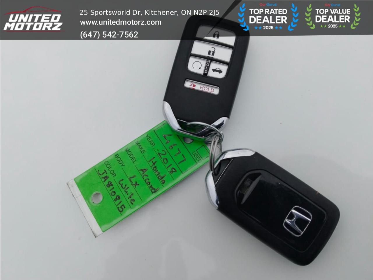 2018 Honda Accord LX CVT FWD 1.5L 4cyl~ AS IS SPECIAL~ Photo