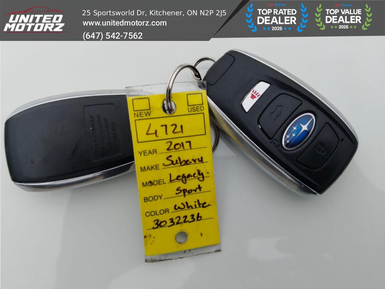 2017 Subaru Legacy 2.5i w/Sport Tech AWD~SAFETY CERTIFIED~ Photo