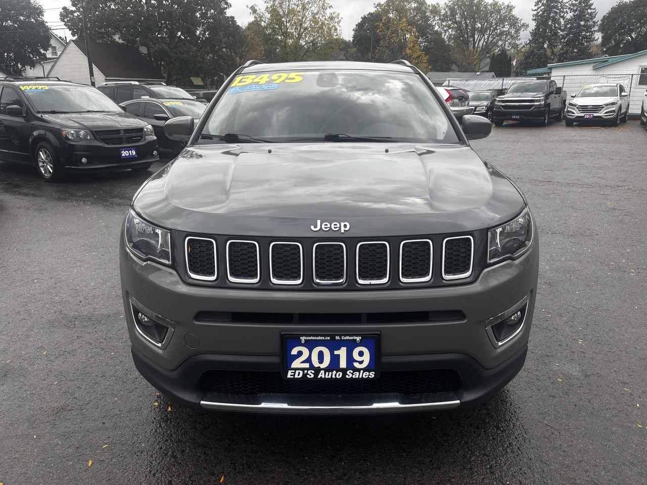 2019 Jeep Compass LIMITED, 4WD, Leather, Panoramic Sunroof, Alloys Photo5