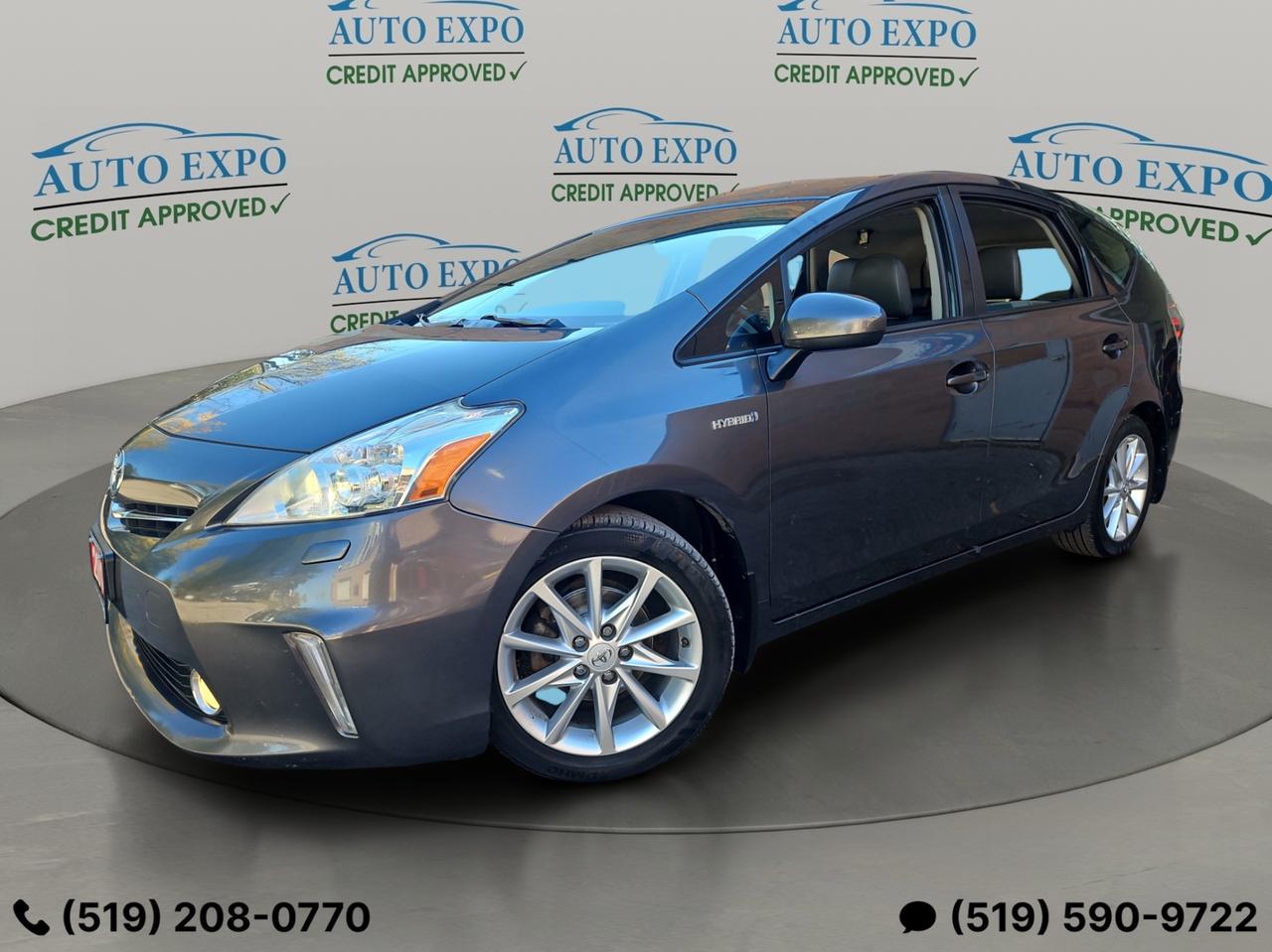 2014 Toyota Prius v Certified,No Accident,New Brakas,Leather,Sunroof - Photo #1