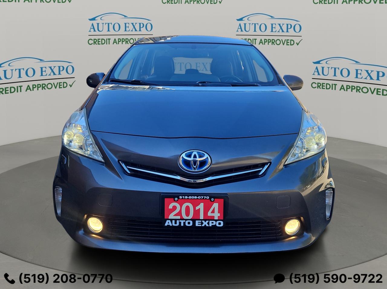 2014 Toyota Prius v Certified,No Accident,New Brakas,Leather,Sunroof Photo