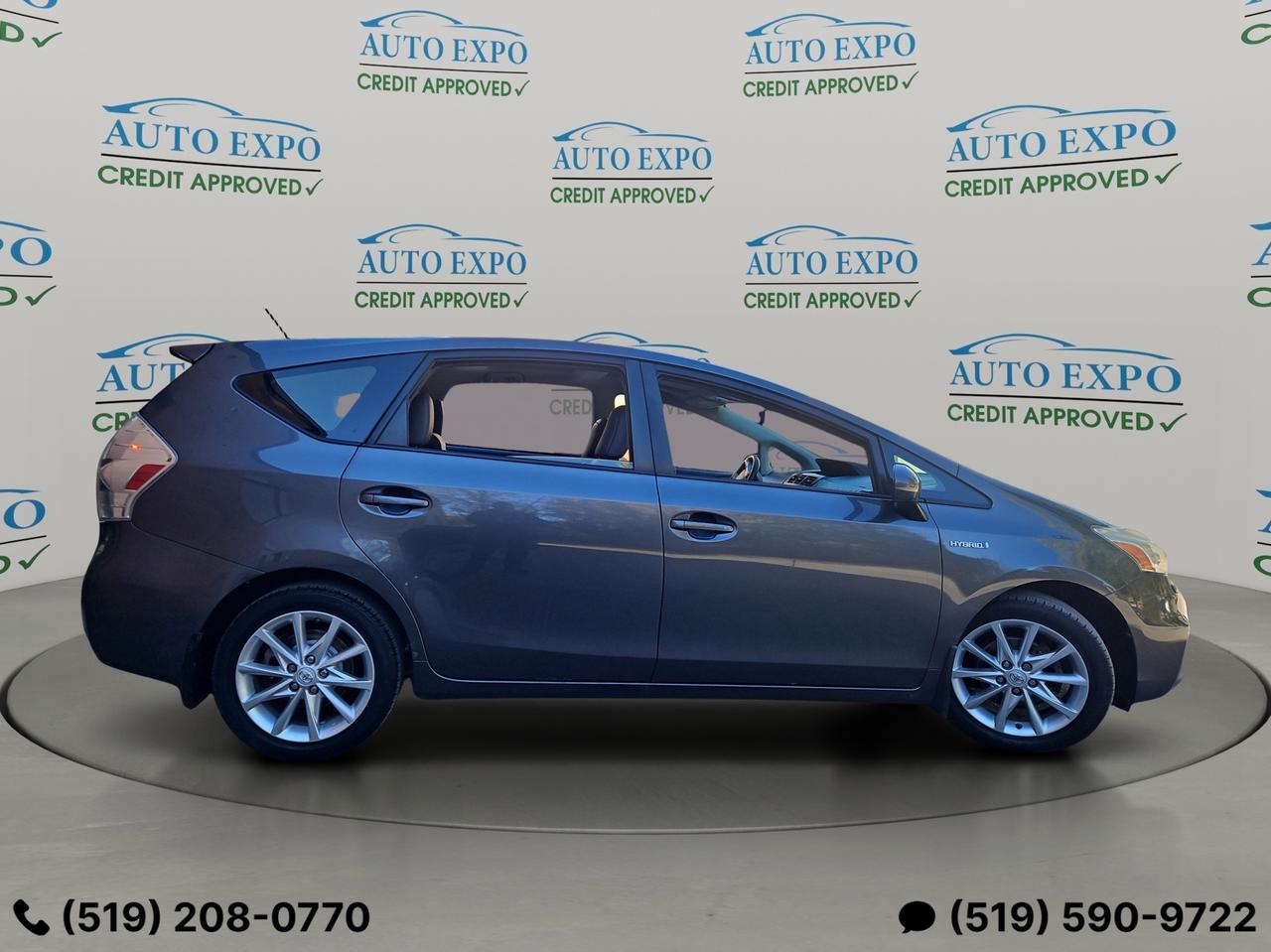 2014 Toyota Prius v Certified,No Accident,New Brakas,Leather,Sunroof Photo