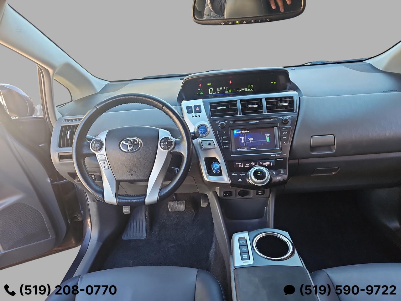 2014 Toyota Prius v Certified,No Accident,New Brakas,Leather,Sunroof Photo