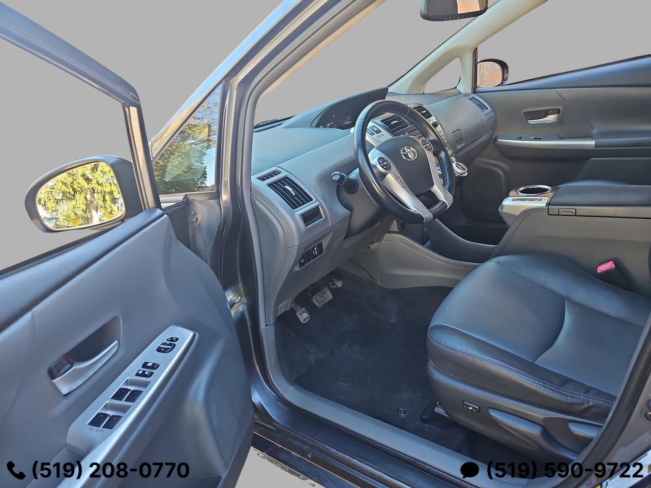 2014 Toyota Prius v Certified,No Accident,New Brakas,Leather,Sunroof Photo