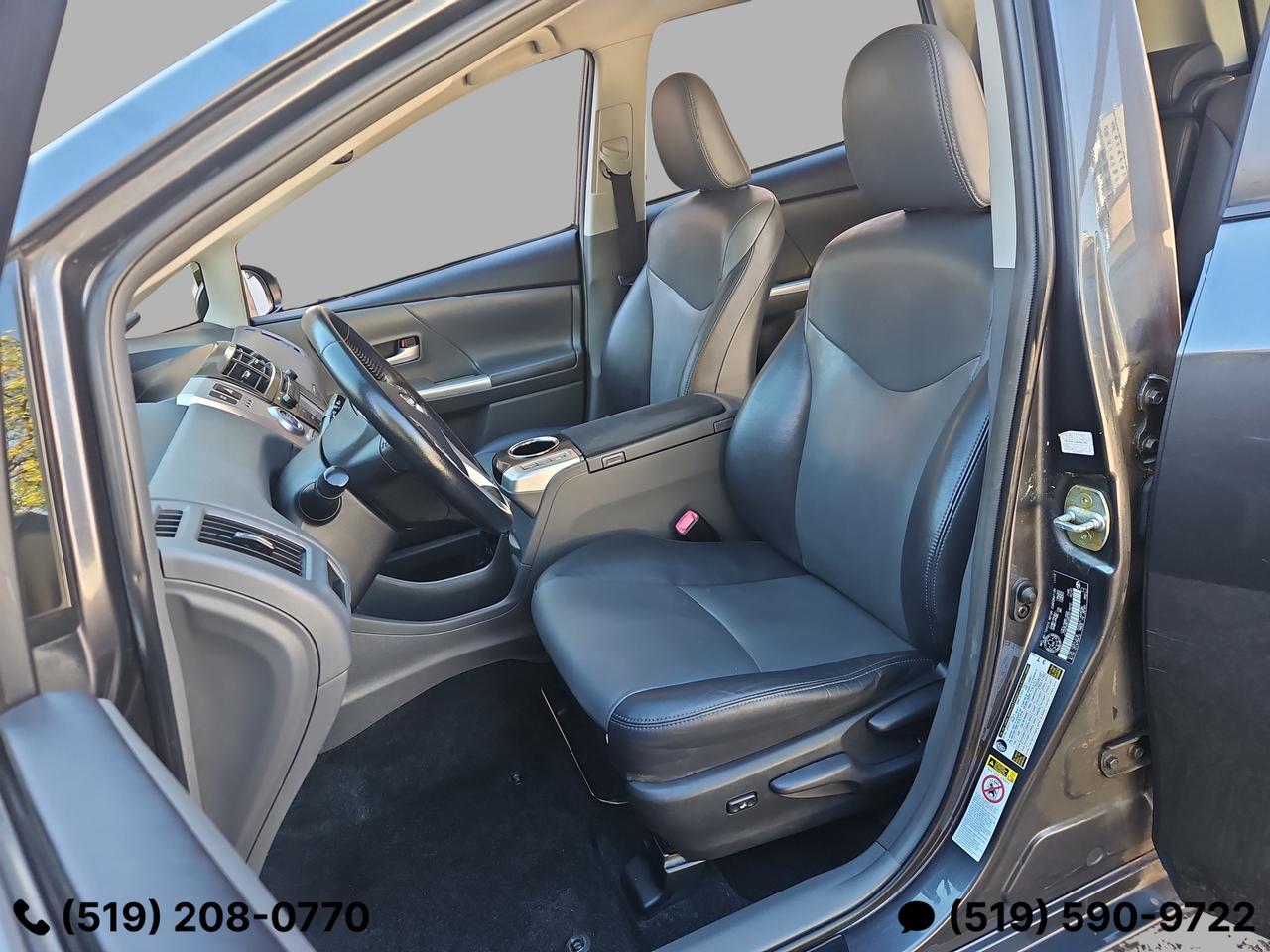 2014 Toyota Prius v Certified,No Accident,New Brakas,Leather,Sunroof Photo