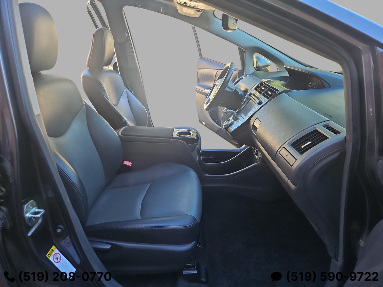 2014 Toyota Prius v Certified,No Accident,New Brakas,Leather,Sunroof Photo