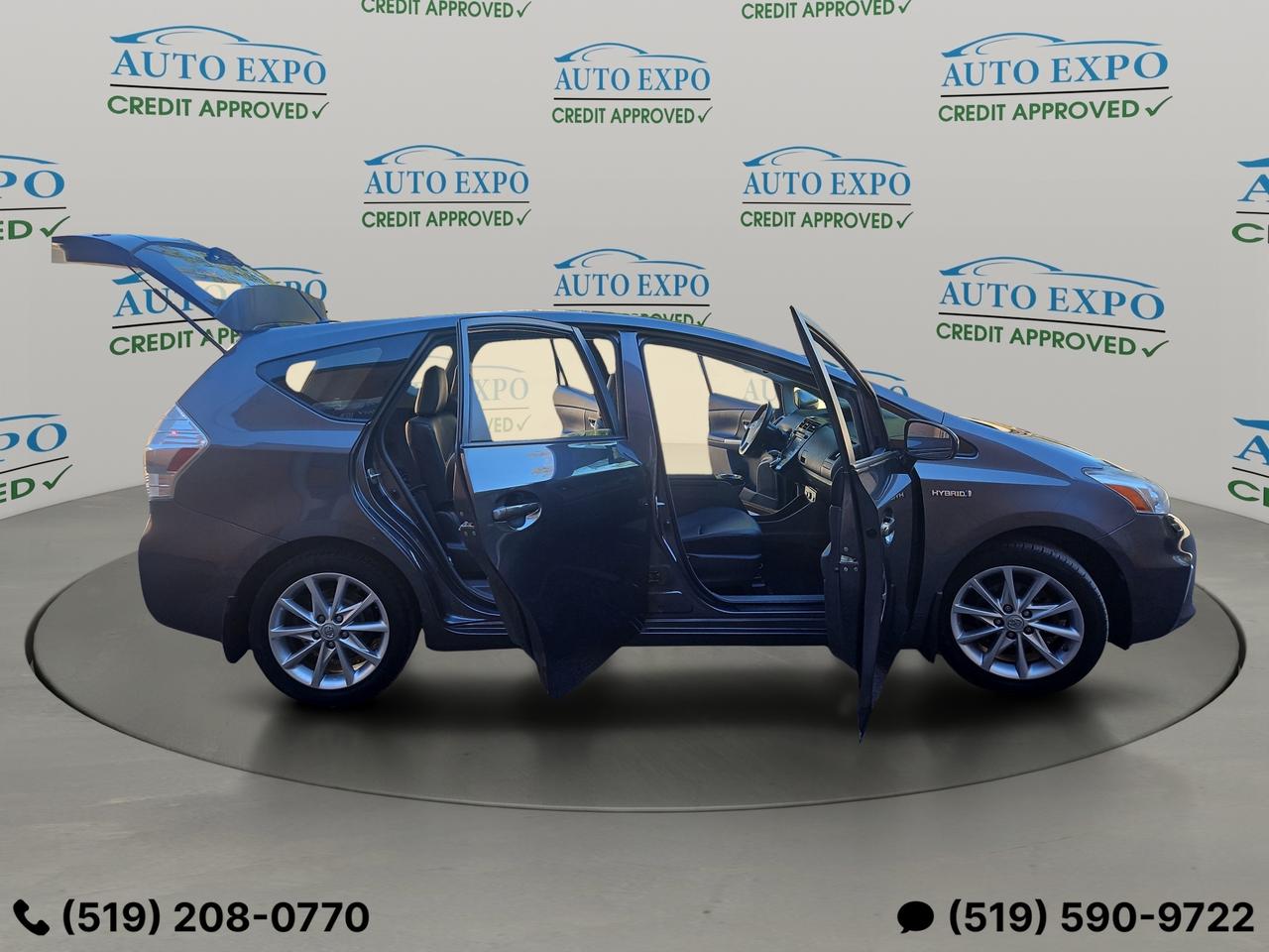 2014 Toyota Prius v Certified,No Accident,New Brakas,Leather,Sunroof Photo